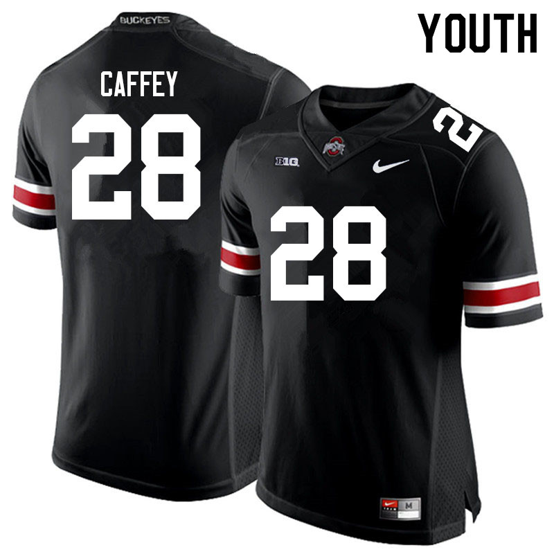Youth #28 TC Caffey Ohio State Buckeyes College Football Jerseys Sale-Black